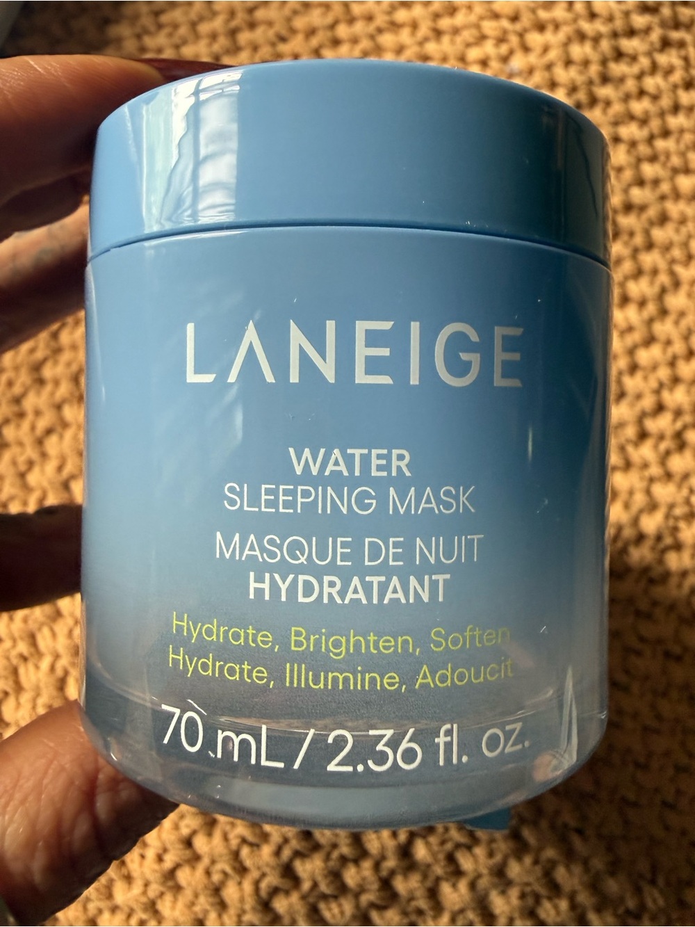 LANEIGE Blue Water Sleeping Mask - Hydrating Overnight Gel